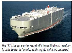Car Carrier M/V Texas Highway