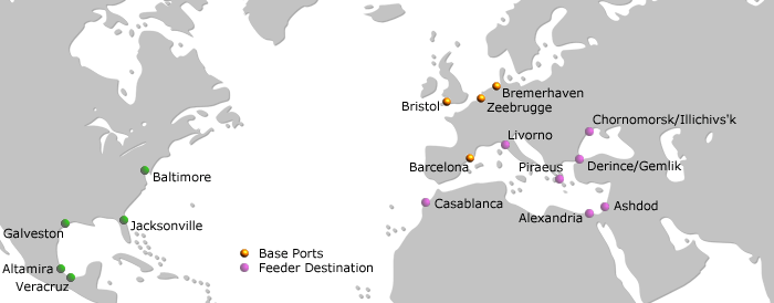 North Atlantic TAL Service Map Thumbnail